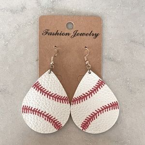 Baseball earrings (one sided)